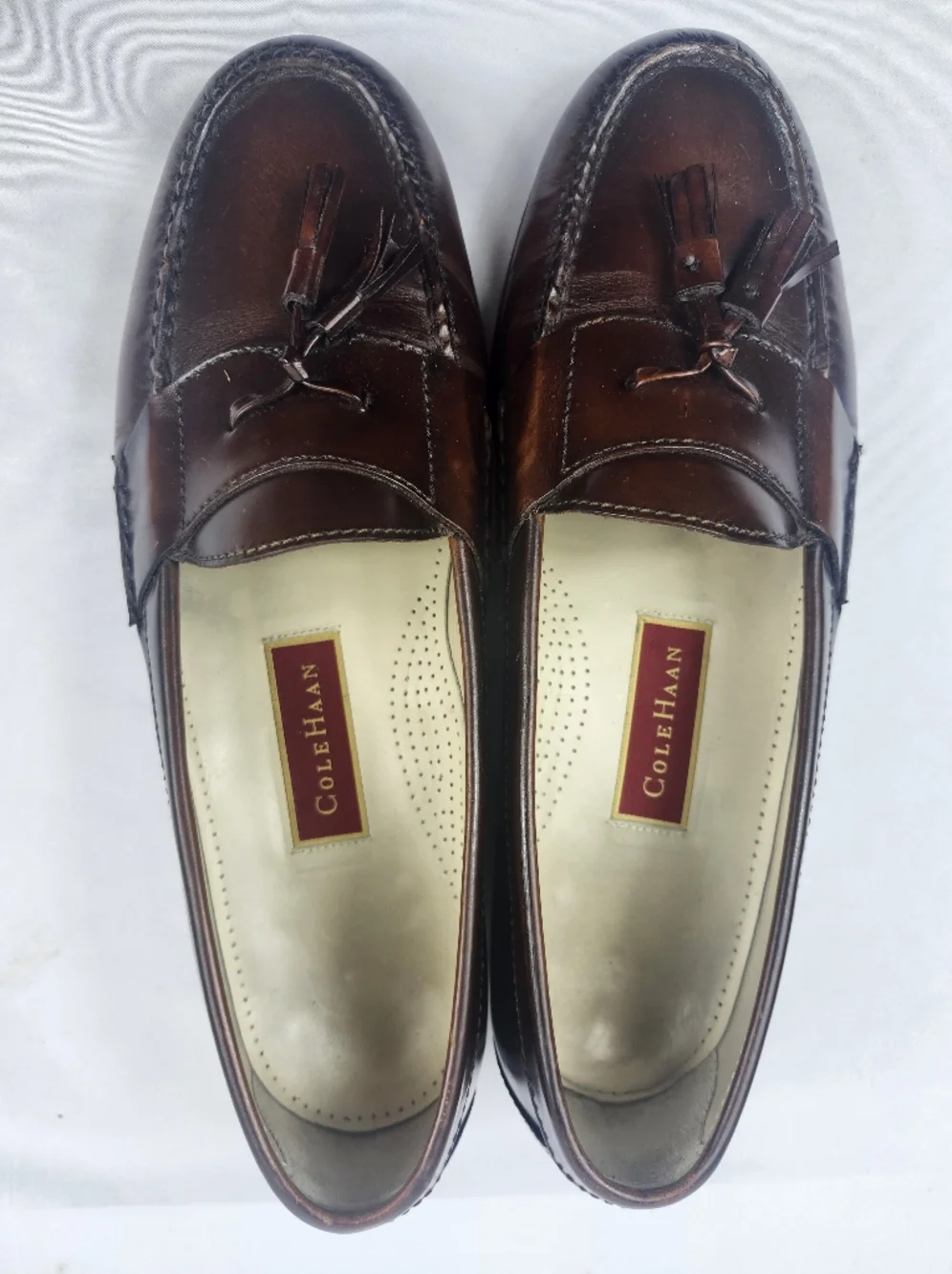 Cole Haan Men’s 11 D Brown Leather Tassel Loafers